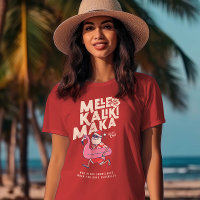 Mele Kalikimaka Santa Flamingo Christmas Getaway T
