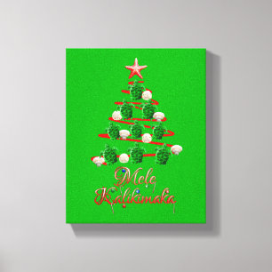 Mele Kalikimaka Sea Turtles Canvas Print