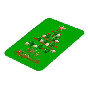 Mele Kalikimaka Sea Turtles Magnet