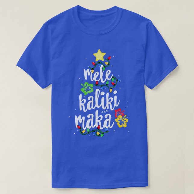 Mele Kalikimaka Shirt For Women Hawaiian Hawaii Ch (Design Front)