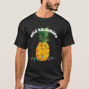 Mele Kalikimaka Shirt Hawaiian X Mas Pineapple Lig