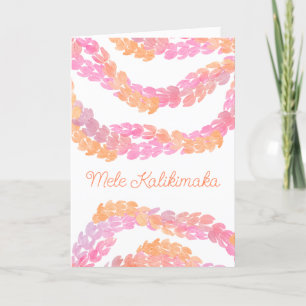 Mele Kalikimaka Thank You Card
