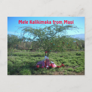 Mele Kalikimaka the Island Way Postcard