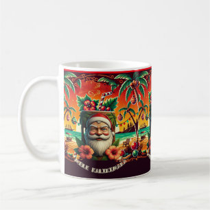 Mele Kalikimaka Tik Santa Coffee Mug
