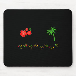 Mele Kalikimaka Trocal Christmas Hawaiian Xmas  Mouse Mat