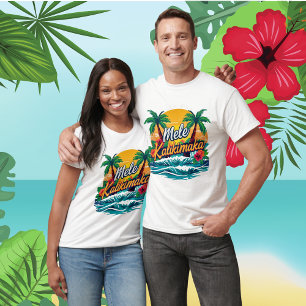 Mele Kalikimaka Tropical Christmas Unisex T-Shirt