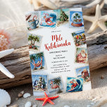 Mele Kalikimaka Tropical Stamps Christmas Party Invitation<br><div class="desc">Escape the cold and join us for a festive celebration in the sun! Our Mele Kalikimaka Christmas Party Invitation is the ultimate invitation for those craving a tropical holiday vibe. With its modern party template adorned with lively tropical stamp illustrations, including surfing Santa, flamingos, and palm trees, this invite is...</div>