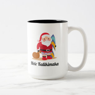 Mele Kalikimaka Two-Tone Coffee Mug