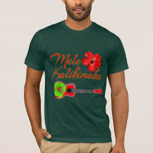 Mele Kalikimaka Ukulele T-Shirt