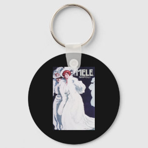 Mele Napoli Art Nouveau Key Ring