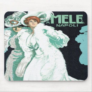 Mele Napoli Art Nouveau Mouse Pad