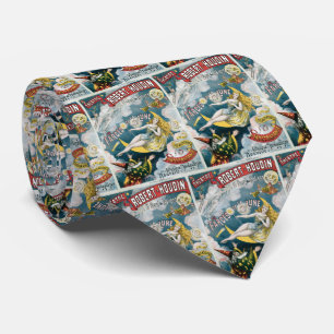 Melies ~ French Magician Vintage Magic Act Tie