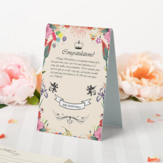 Melinda's 80th Birthday  Greeting Card