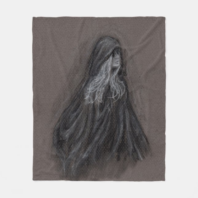 Melinoe, Goddess of Ghosts Fleece Blanket (Front)