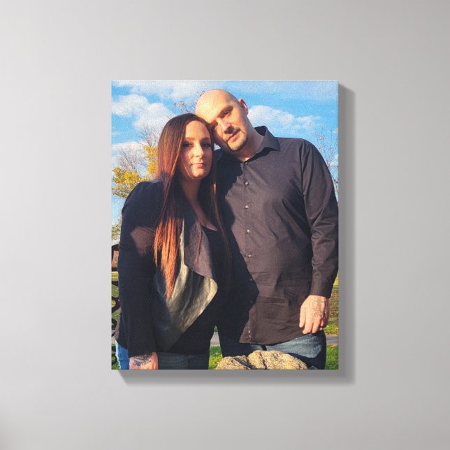 Melissa and Steve Canvas Print (Front)