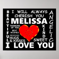 Melissa I Love You