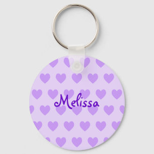 Melissa in Purple Key Ring