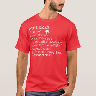 Melissa Name Definition Melissa Female Name 1 T-Shirt
