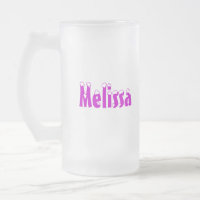 Melissa-Name Style-Frosted Mug
