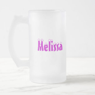Melissa-Name Style-Frosted Mug