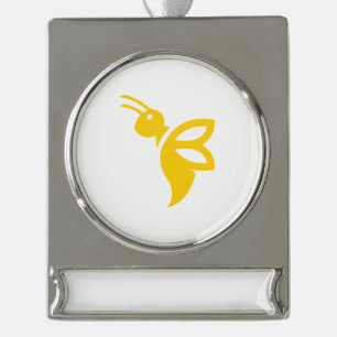 Melissa Silver Plated Banner Ornament