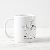 Melissia peptide name mug (Left)