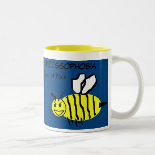 Melissophobia Two-Tone Coffee Mug