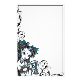 Goth Custom Stationery, Goth Stationery Templates