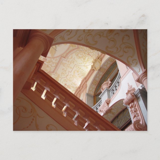 Melk Abbey Interior Melk, Austria Postcard (Front)