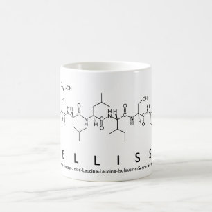 Mellissa peptide name mug