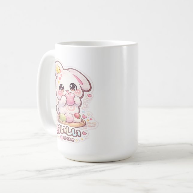  Mello the Mochi Bunny - Delicious Coffee Mug (Front Left)