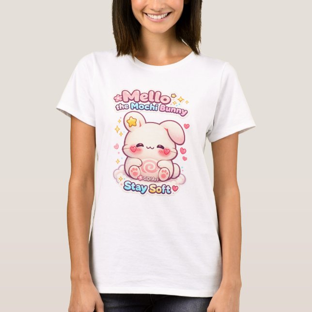 Mello the Mochi Bunny T-Shirt (Front)