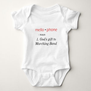 Mellophone - God's Gift to Band Baby Bodysuit