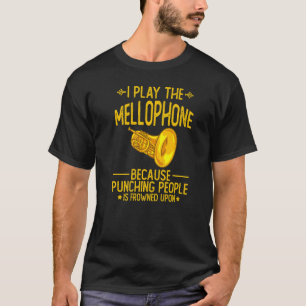 Mellophone Instrument Music Player Beginner Lesson T-Shirt