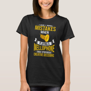 Mellophone Instrument Music Player Beginner Lesson T-Shirt