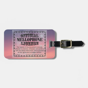 Mellophone License Luggage Tag