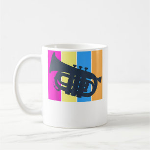 Mellophone Marching Band Orchestra Brass Coffee Mug
