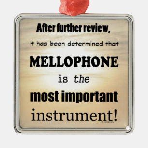 Mellophone Most Important Instrument Metal Tree Decoration