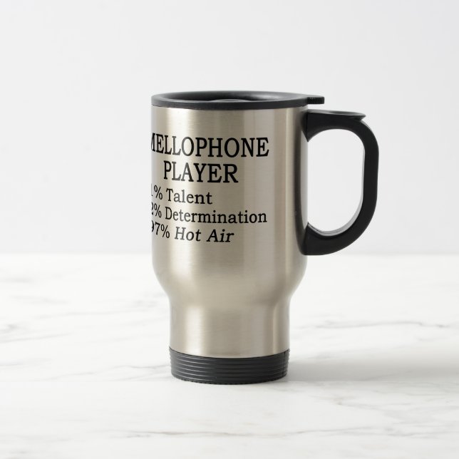Mellophone Player Hot Air Travel Mug (Right)