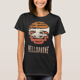 Mellophone Vintage Retro Classic Sunset Music T-Shirt