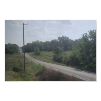 Mellow Country Road Photo Print