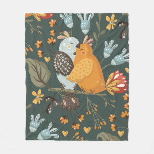 Mellow happiness Fleece Blanket