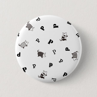 Mellow Pig 缶バッジ 6 Cm Round Badge