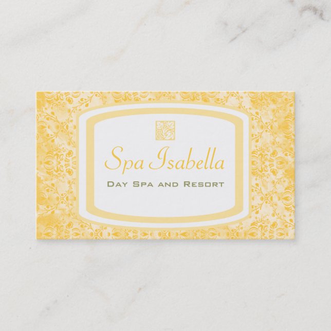 Mellow Yellow Business Card (Front)