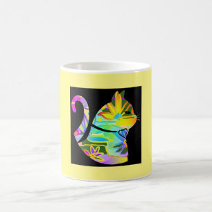 Mellow Yellow Cat Coffee Mug