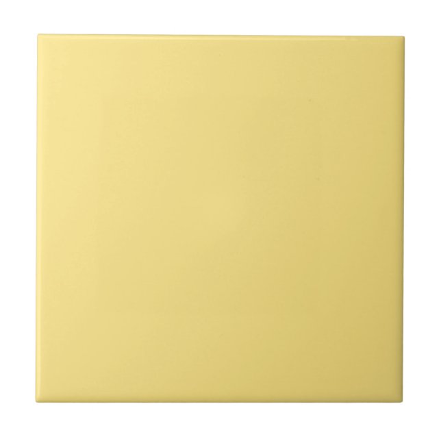 Mellow Yellow Solid Colour Tile (Front)