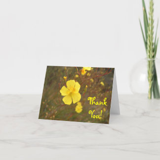 Mellow Yellow Thank You Card