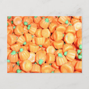 Mellowcreme Pumpkins Candy Postcard