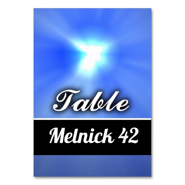 Melnick 42 table number (Front)