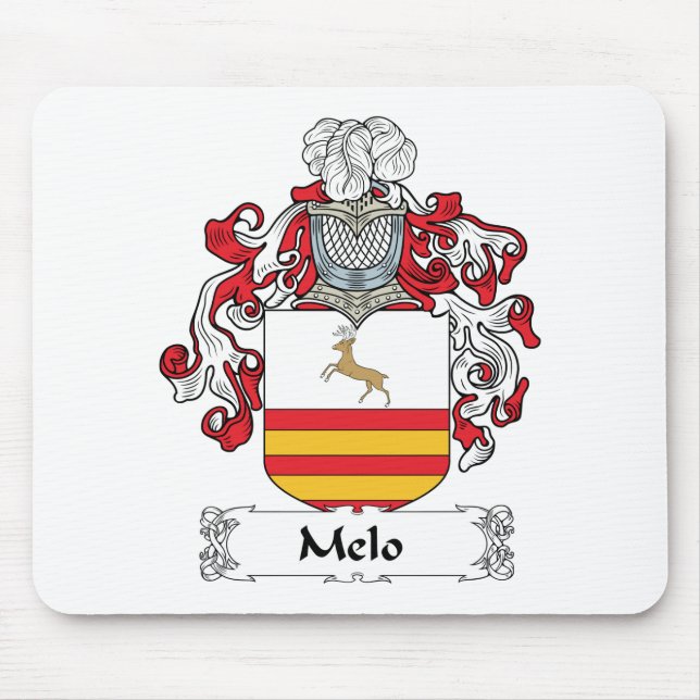 Melo Family Crest Mouse Mat (Front)
